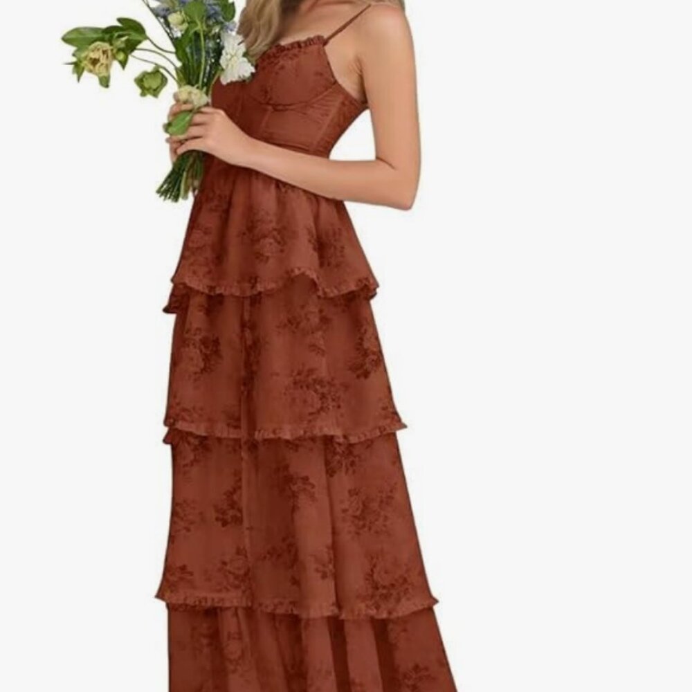 Tiered Floral Dress